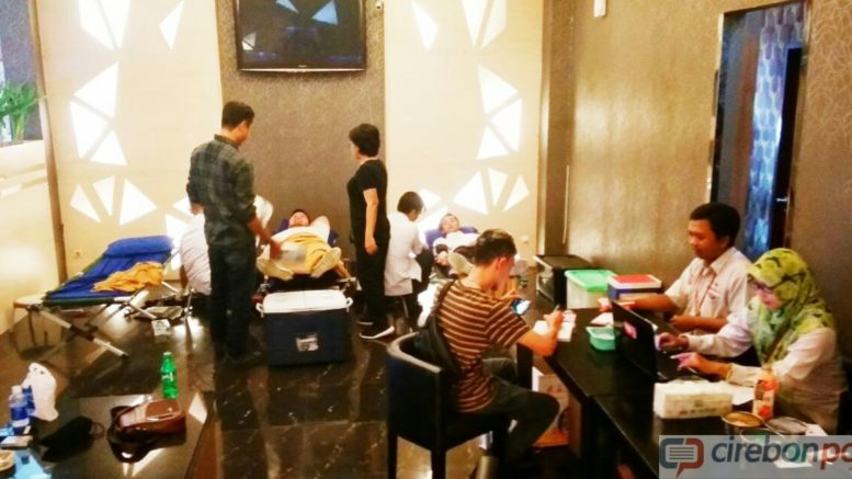 Gandeng PMI Kota Cirebon, Wahaha Entertainment dan Hotel Rutin Gelar Donor Darah